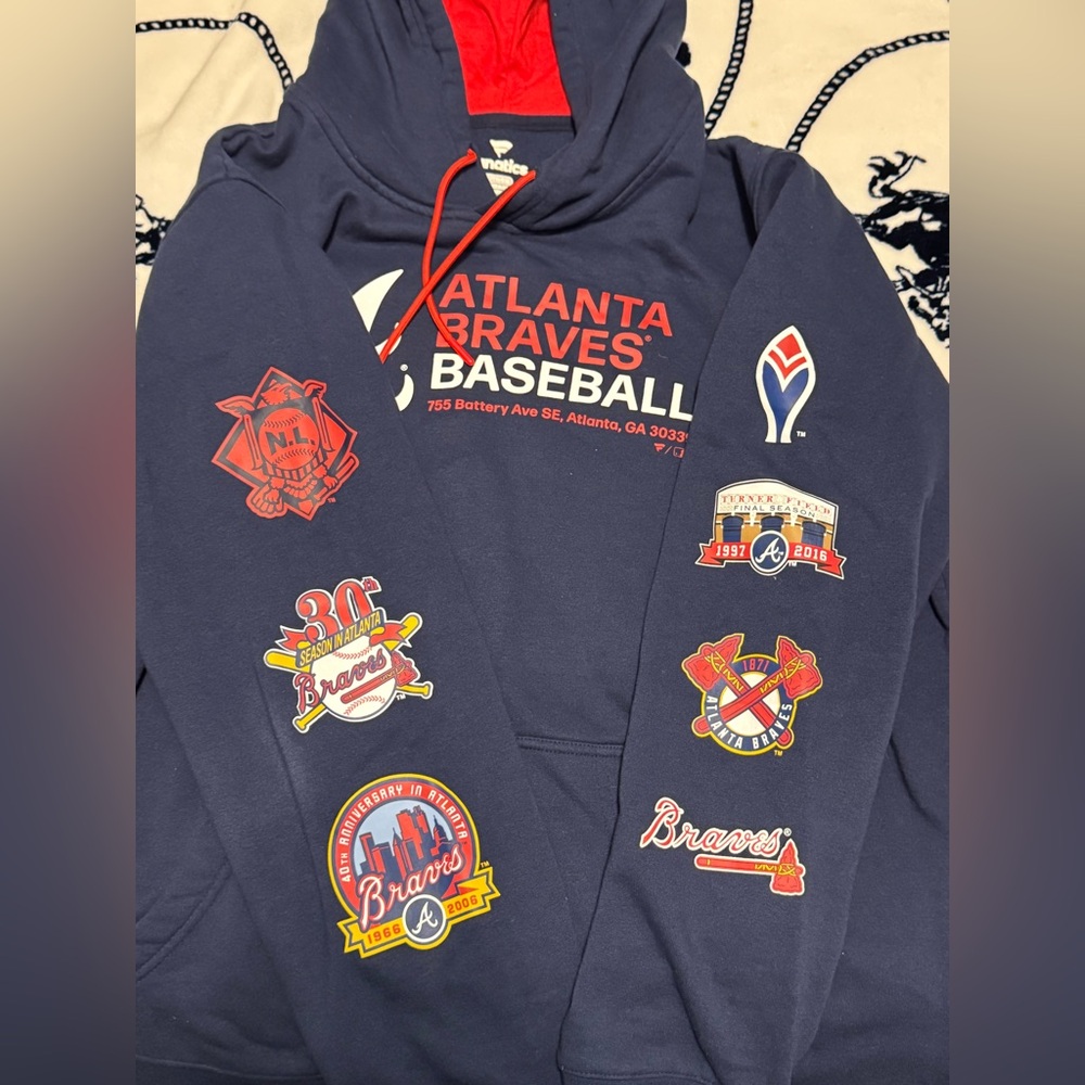Atlanta Braves Fanatics Baseball Hoodie